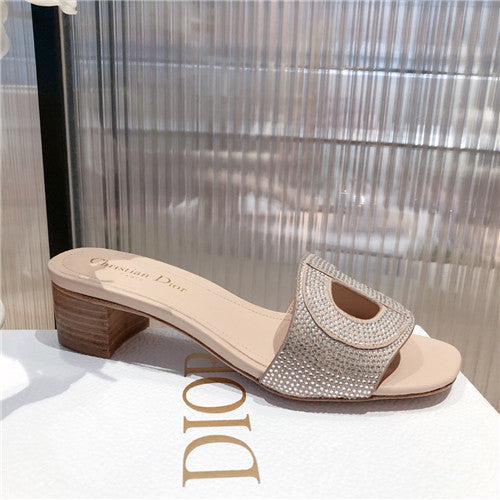 High Quality Luxury Dior Block Heel Sandals alternate view