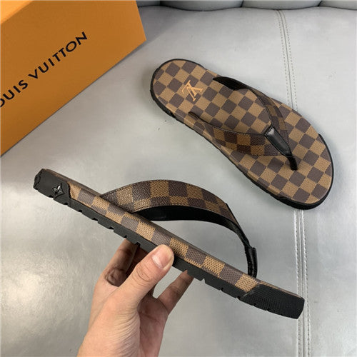 High Quality Luxury Louis Vuitton Mens Slippers