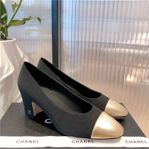High Quality Luxury Chanel New Block Heel Sandals