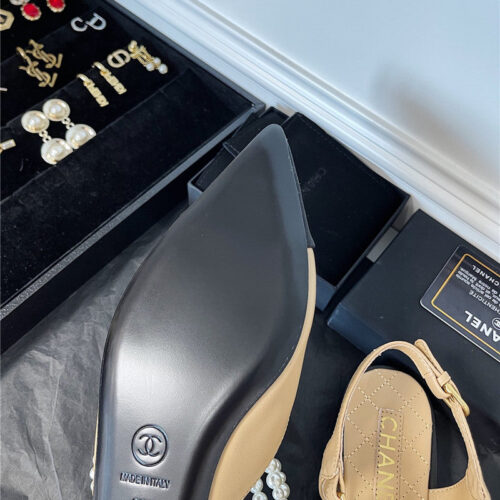 High Quality Luxury Chanel Pearl Sandals – Style 12998 product detail