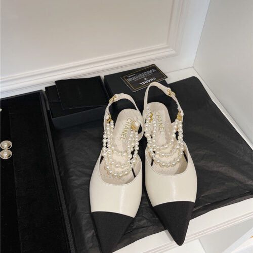 High Quality Luxury Chanel Pearl Sandals – Style 75142 product detail