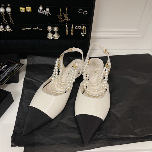 High Quality Luxury Chanel Pearl Sandals – Style 75142 product detail
