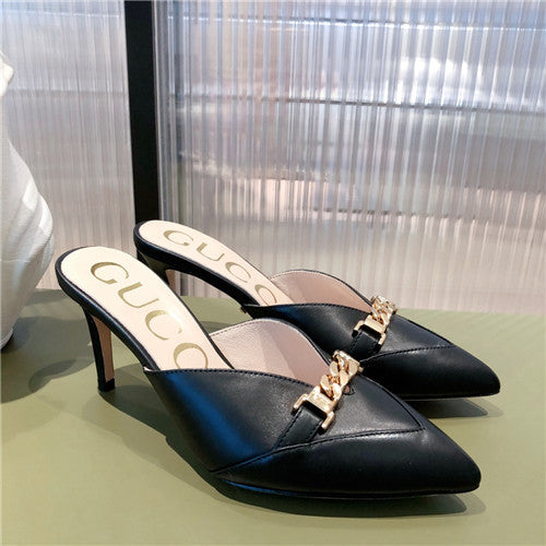 High Quality Luxury Gucci High Heel Sandals Slippers – Style 64147