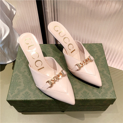 High Quality Luxury Gucci High Heel Sandals Slippers alternate view