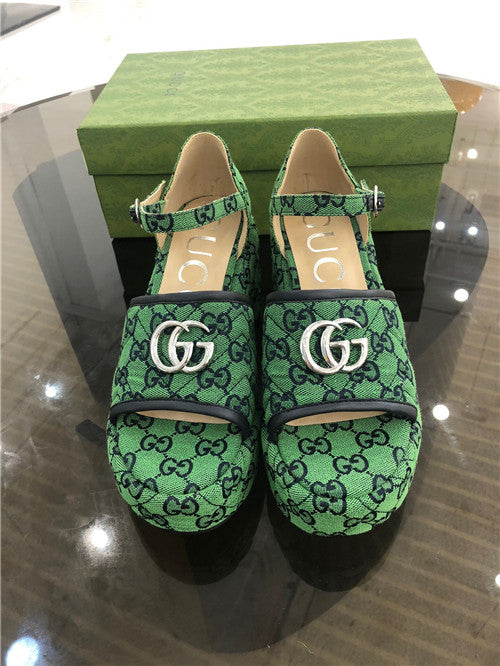 High Quality Luxury Gucci Platform High Heel Sandals – Style 96659 product detail