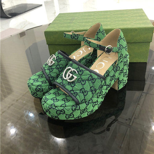 High Quality Luxury Gucci Platform High Heel Sandals – Style 96659 product detail