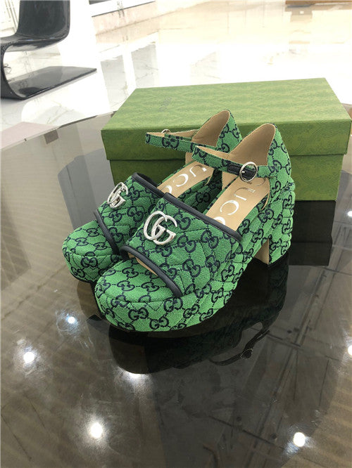High Quality Luxury Gucci Platform High Heel Sandals – Style 96659 product detail