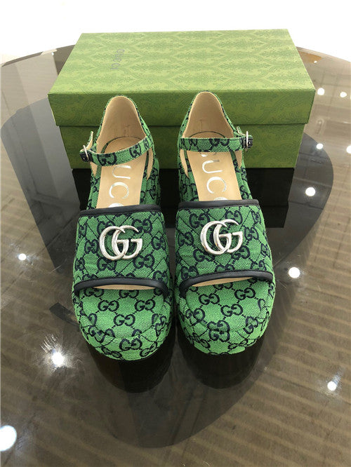 High Quality Luxury Gucci Platform High Heel Sandals – Style 96659 product detail