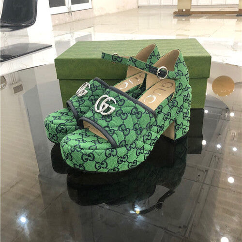 High Quality Luxury Gucci Platform High Heel Sandals – Style 96659 product detail