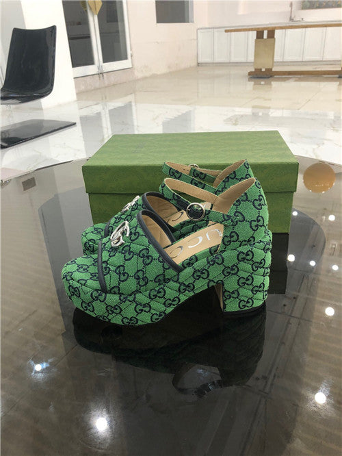 High Quality Luxury Gucci Platform High Heel Sandals – Style 96659 product detail