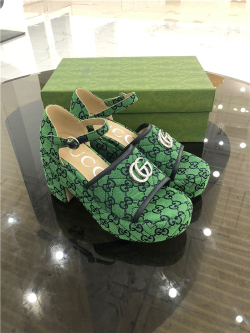 High Quality Luxury Gucci Platform High Heel Sandals – Style 96659