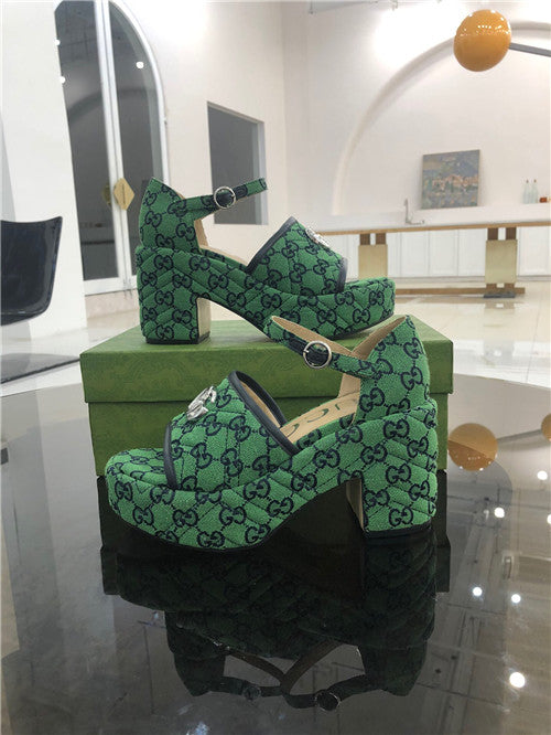High Quality Luxury Gucci Platform High Heel Sandals – Style 96659 product detail
