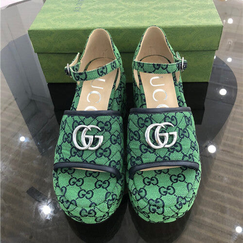 High Quality Luxury Gucci Platform High Heel Sandals – Style 96659 product detail