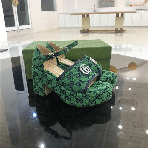High Quality Luxury Gucci Platform High Heel Sandals – Style 96659 product detail