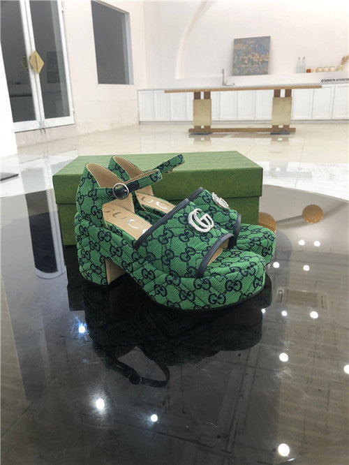 High Quality Luxury Gucci Platform High Heel Sandals – Style 96659 product detail