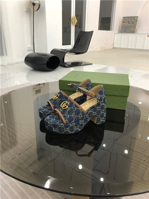 High Quality Luxury Gucci Platform High Heel Sandals product detail