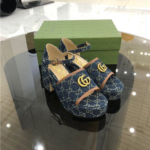 High Quality Luxury Gucci Platform High Heel Sandals product detail