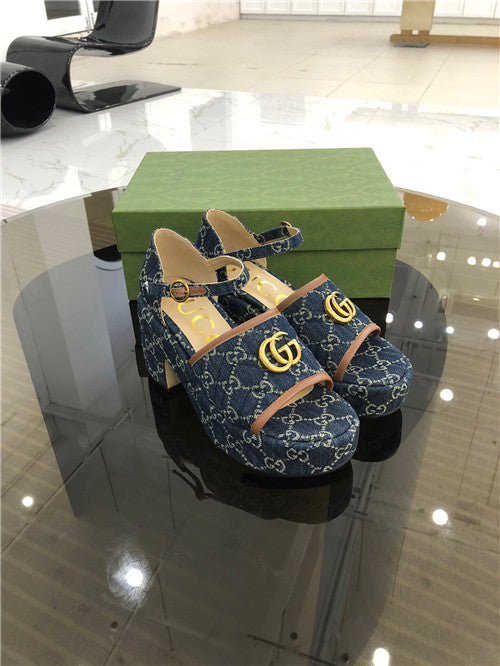 High Quality Luxury Gucci Platform High Heel Sandals product detail