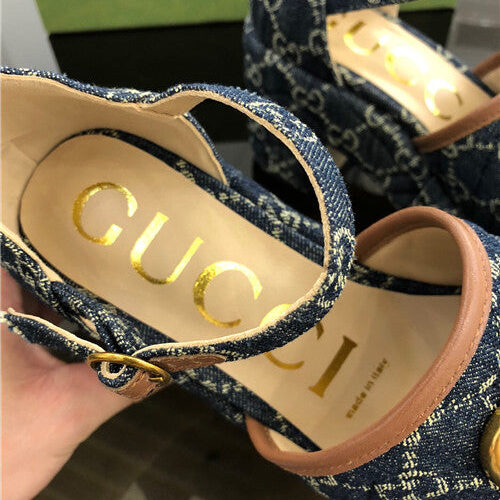 High Quality Luxury Gucci Platform High Heel Sandals product detail