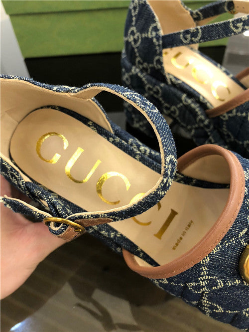 High Quality Luxury Gucci Platform High Heel Sandals product detail