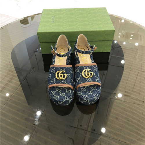 High Quality Luxury Gucci Platform High Heel Sandals product detail