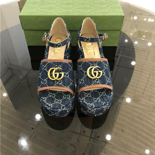 High Quality Luxury Gucci Platform High Heel Sandals product detail