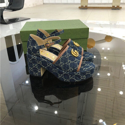 High Quality Luxury Gucci Platform High Heel Sandals product detail