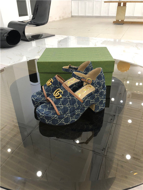 High Quality Luxury Gucci Platform High Heel Sandals product detail