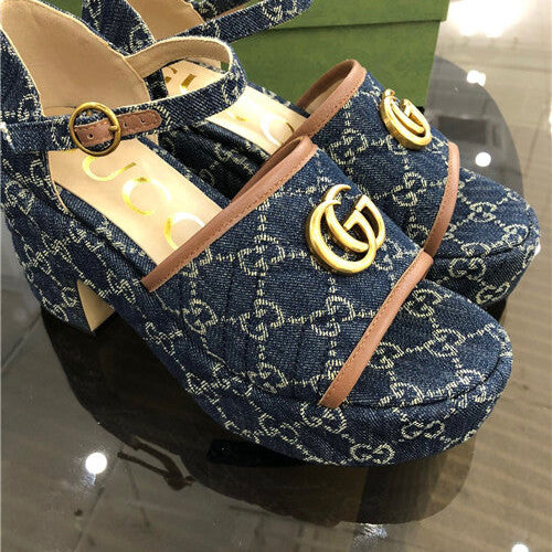 High Quality Luxury Gucci Platform High Heel Sandals product detail
