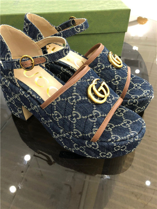 High Quality Luxury Gucci Platform High Heel Sandals product detail