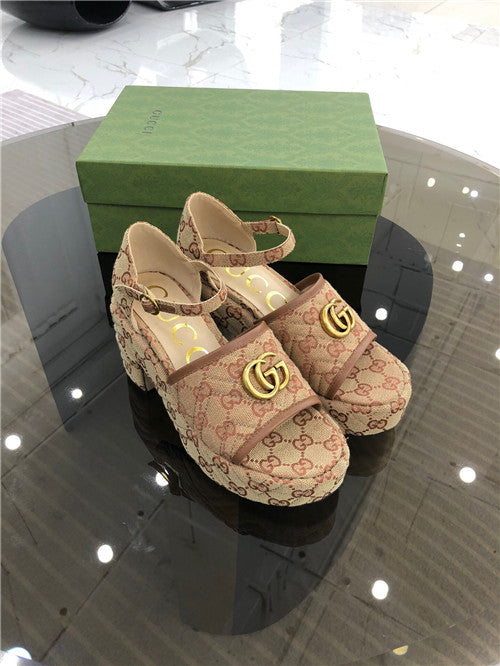 High Quality Luxury Gucci Platform High Heel Sandals – Style 98355 product detail