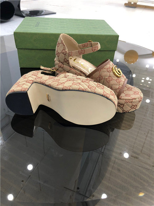 High Quality Luxury Gucci Platform High Heel Sandals – Style 98355 product detail