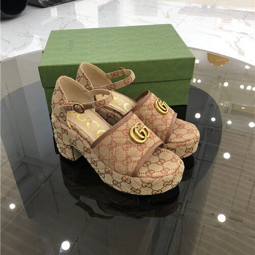 High Quality Luxury Gucci Platform High Heel Sandals – Style 98355 product detail
