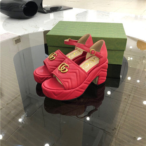 High Quality Luxury Gucci Platform High Heel Sandals – Style 63891 product detail