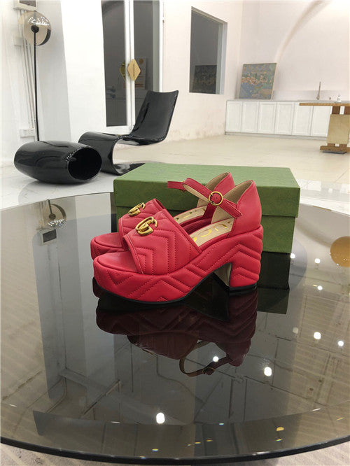 High Quality Luxury Gucci Platform High Heel Sandals – Style 63891 product detail