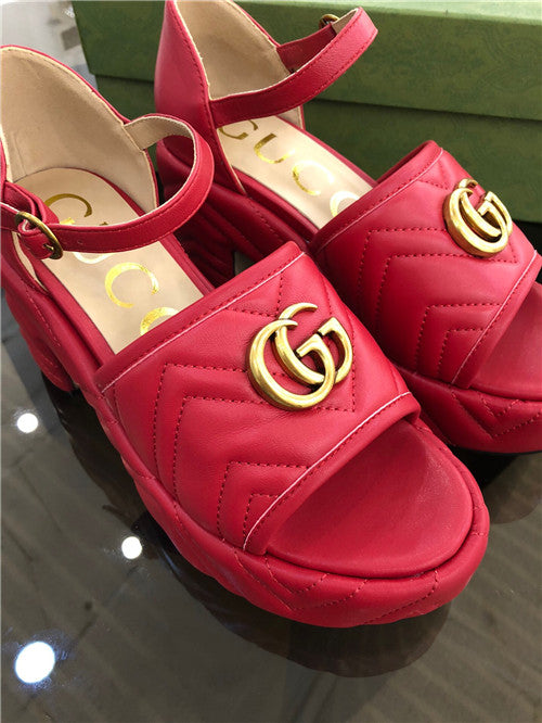 High Quality Luxury Gucci Platform High Heel Sandals – Style 63891 product detail