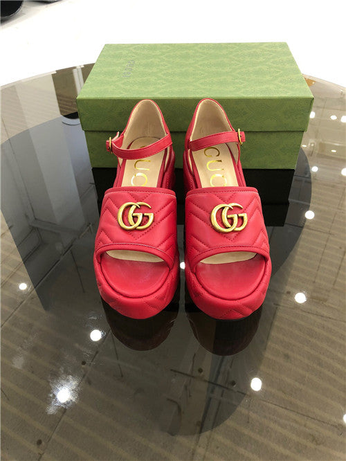 High Quality Luxury Gucci Platform High Heel Sandals – Style 63891 product detail