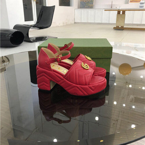 High Quality Luxury Gucci Platform High Heel Sandals – Style 63891 product detail