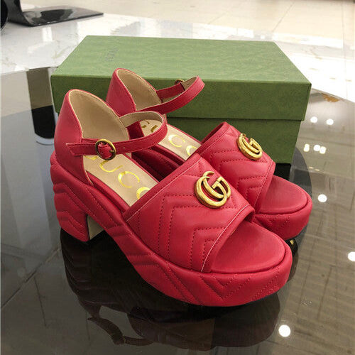 High Quality Luxury Gucci Platform High Heel Sandals – Style 63891