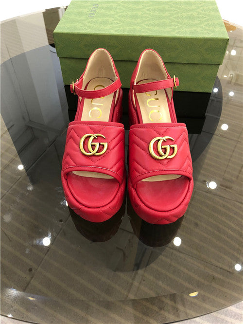 High Quality Luxury Gucci Platform High Heel Sandals – Style 63891 product detail