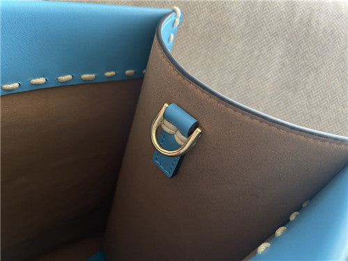 High Quality Luxury Fendi Sunshine Tote Medium Blue product detail