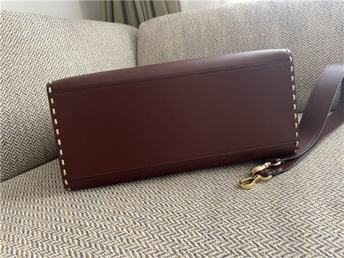 High Quality Luxury Fendi Sunshine Tote Medium Brown product detail