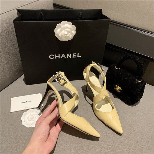 High Quality Luxury Chanel New High Heel Sandals – Style 45318