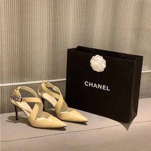 High Quality Luxury Chanel New High Heel Sandals – Style 45318 product detail