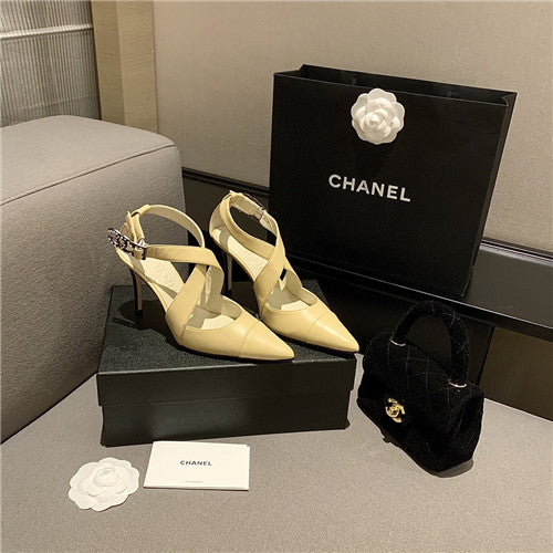 High Quality Luxury Chanel New High Heel Sandals – Style 45318 alternate view