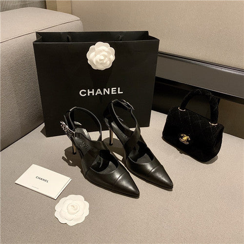 High Quality Luxury Chanel New High Heel Sandals – Style 33446 alternate view