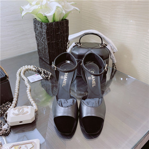 High Quality Luxury Chanel High Heel Sandals – Style 89894 alternate view