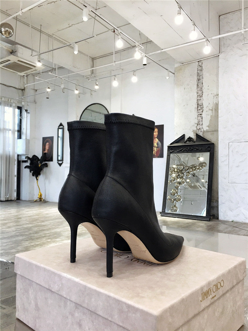High Quality Luxury Jimmy Choo High Heel Stretch Boots – Style 75671 product detail