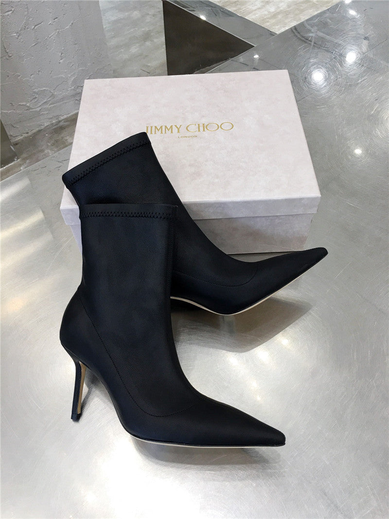 High Quality Luxury Jimmy Choo High Heel Stretch Boots – Style 75671 product detail