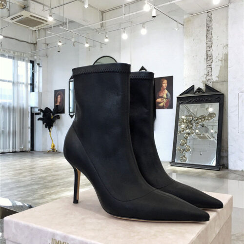 High Quality Luxury Jimmy Choo High Heel Stretch Boots – Style 75671
